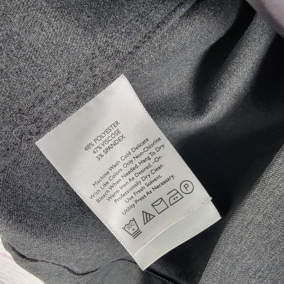 Eddie Bauer Travel Blazer Women's Size 12 Gray Travex Performance Utility Career - Picture 8 of 11